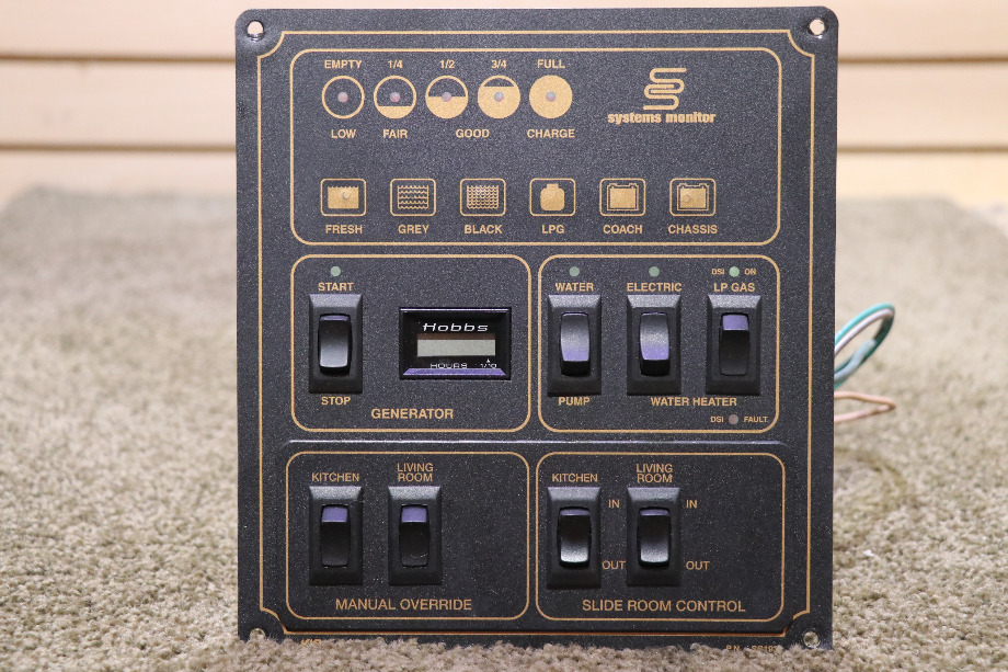 USED RV/MOTORHOME SYSTEMS MONITOR PANEL FOR SALE RV Components 