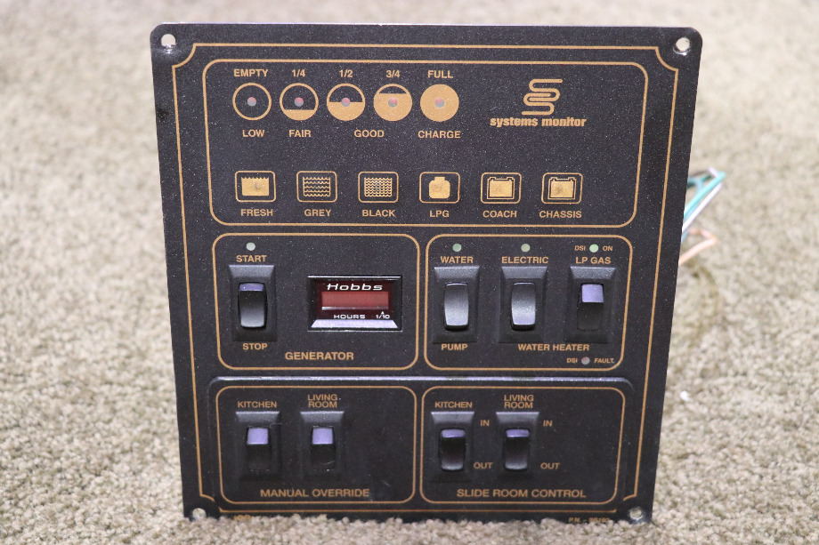 USED RV/MOTORHOME SYSTEMS MONITOR PANEL FOR SALE RV Components 