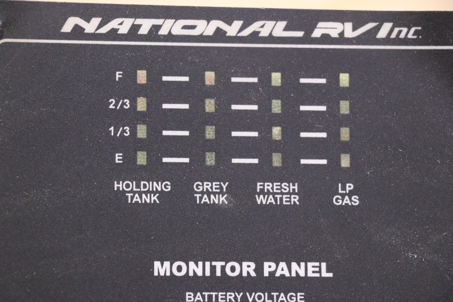 USED NATIONAL RV A128379BL MONITOR PANEL MOTORHOME PARTS FOR SALE RV Components 
