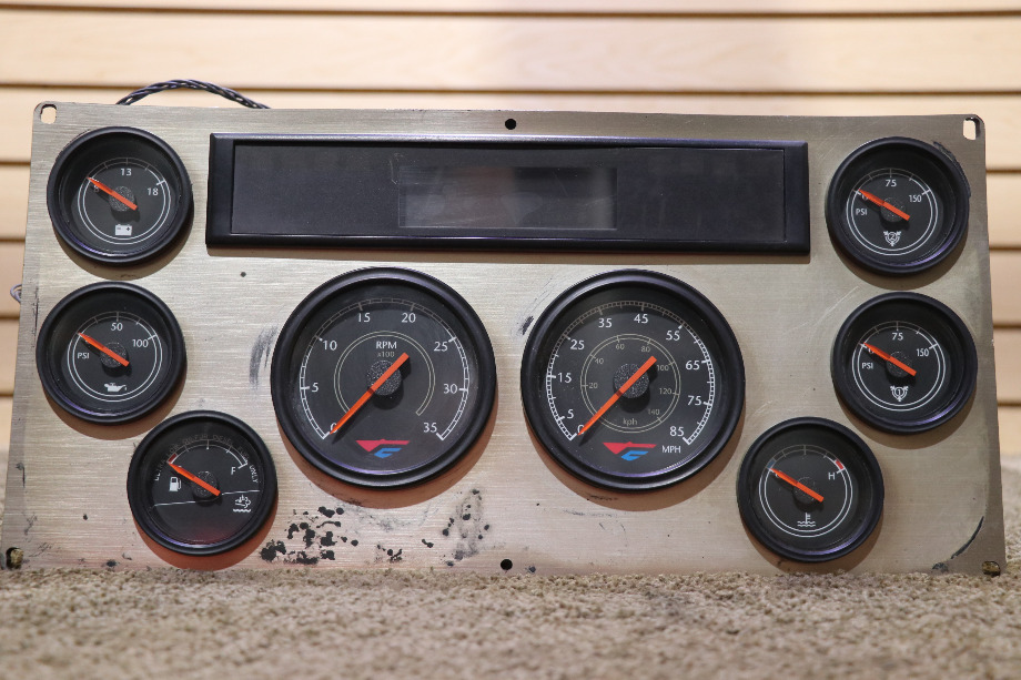 USED COMPLETE FREIGHTLINER FLEETWOOD DASH GAUGE CLUSTER MOTORHOME PARTS FOR SALE RV Components 