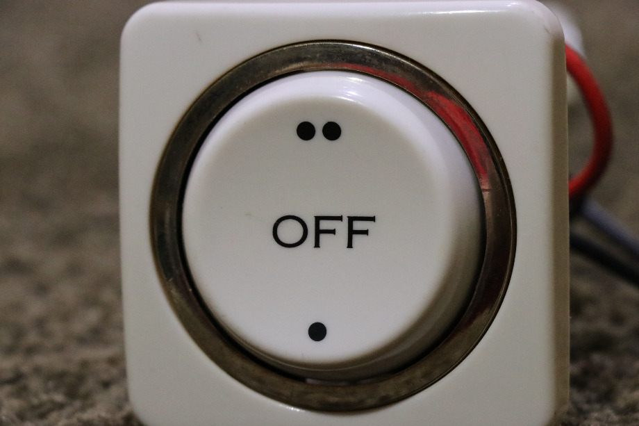 USED RV WHITE OFF SWITCH PANEL FOR SALE RV Components 