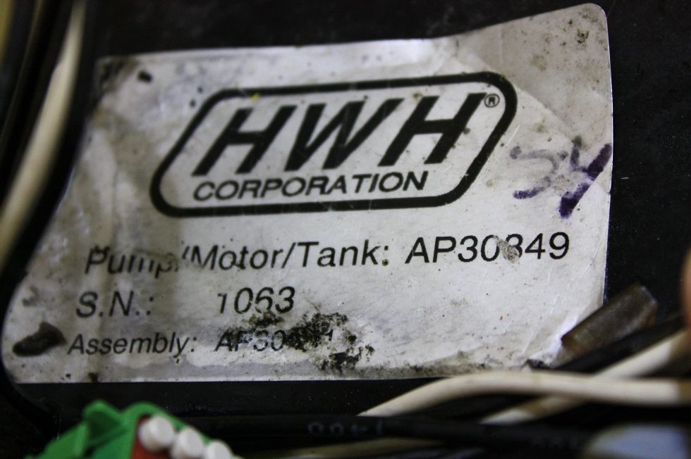 USED HWH HYDRAULIC PUMP AP30849 FOR SALE RV Components 