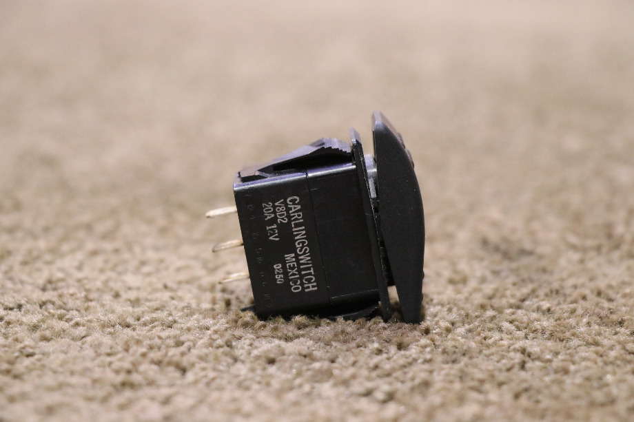 USED RV V8D2 BLACK ROCKER SWITCH FOR SALE RV Components 