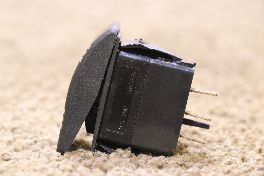 USED MOTORHOME BLACK ROCKER SWITCH FOR SALE RV Components 