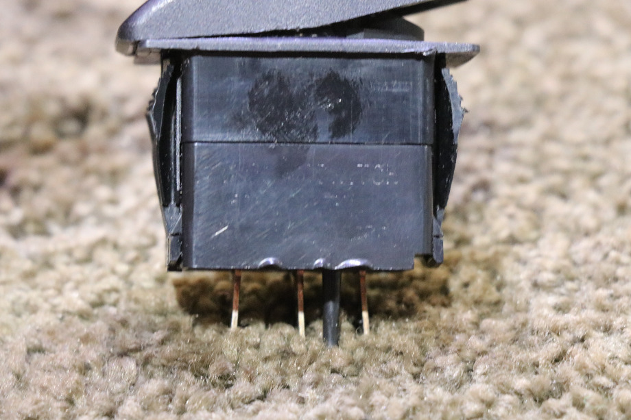 USED MOTORHOME BLACK ROCKER SWITCH FOR SALE RV Components 
