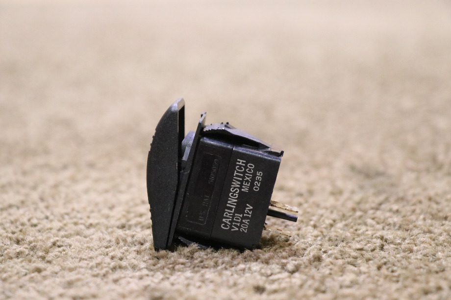 USED BLACK ROCKER SWITCH V1D1 RV/MOTORHOME PARTS FOR SALE RV Components 