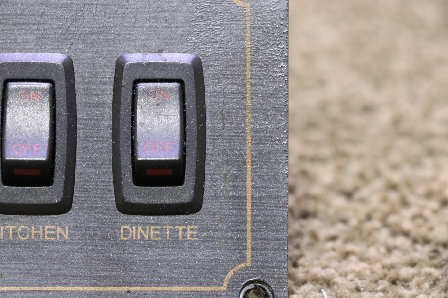 USED MONACO KITCHEN / DINETTE SWITCH PANEL RV PARTS FOR SALE RV Components 