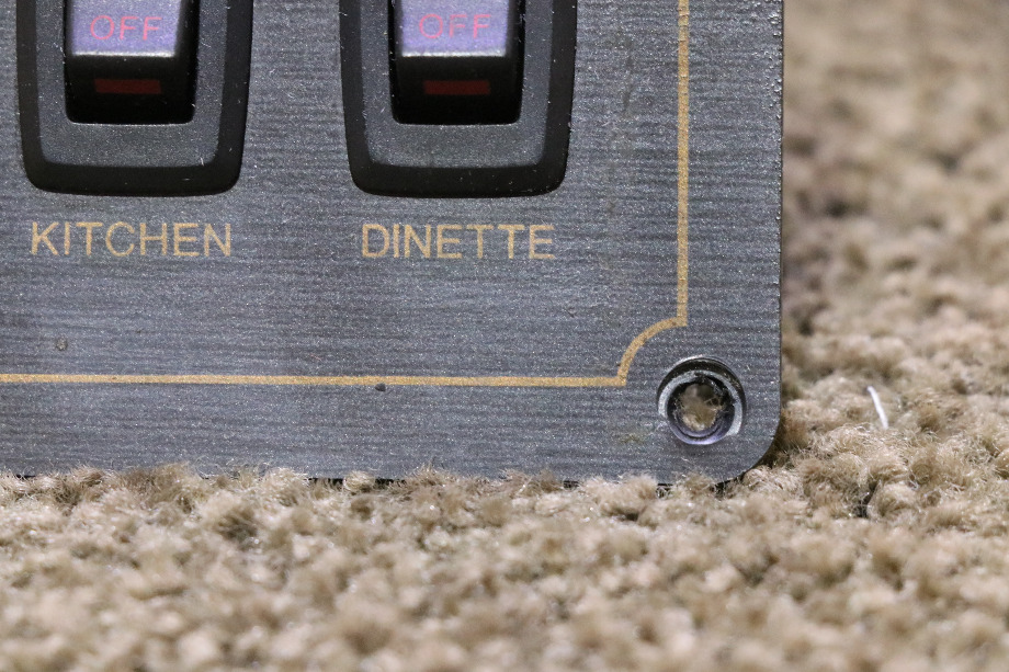 USED MONACO KITCHEN / DINETTE SWITCH PANEL RV PARTS FOR SALE RV Components 