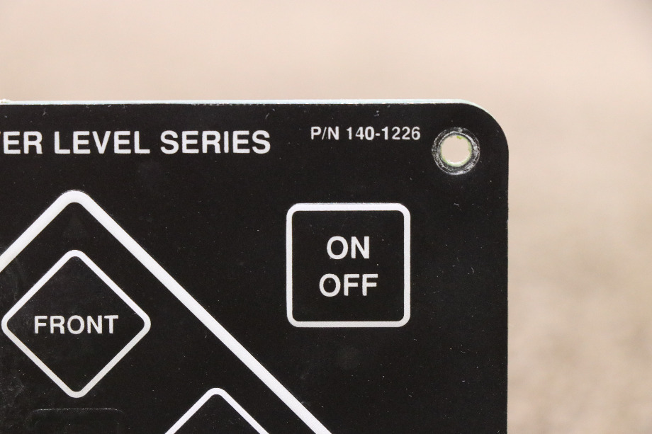 USED 140-1226 POWER GEAR POWER LEVEL SERIES TOUCH PAD RV PARTS FOR SALE RV Components 