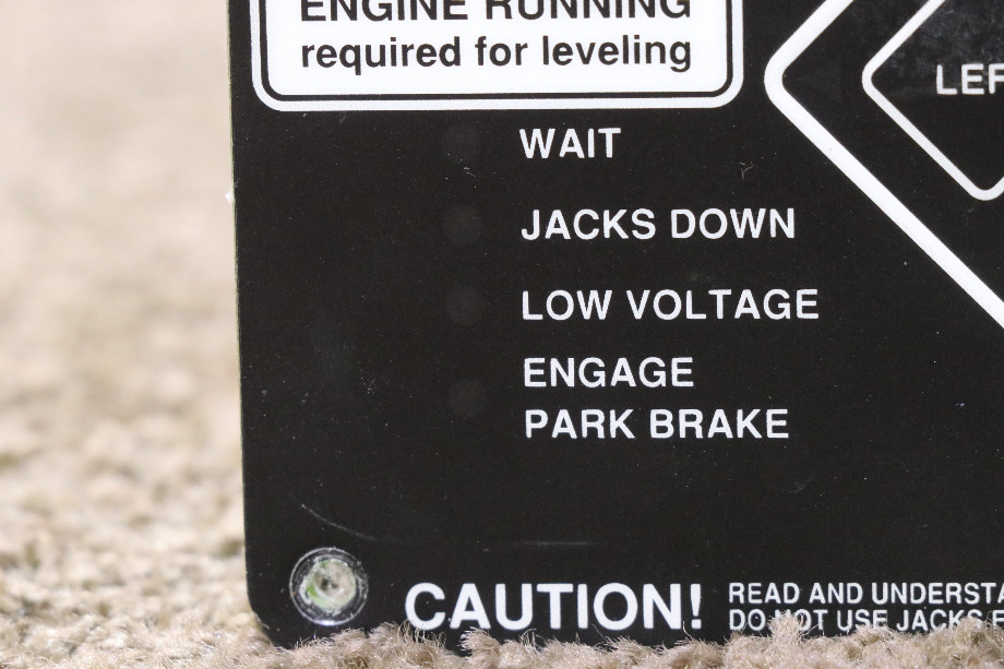 USED 140-1226 POWER GEAR POWER LEVEL SERIES TOUCH PAD RV PARTS FOR SALE RV Components 