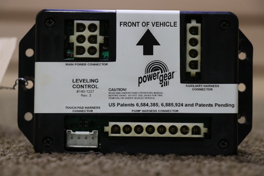 USED MOTORHOME POWER GEAR 140-1227 LEVELING CONTROL MODULE FOR SALE RV Components 