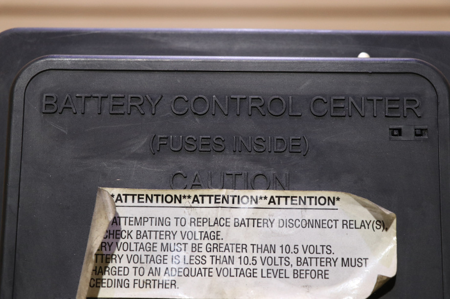 USED 00-00886-100 INTELLITEC BATTERY CONTROL CENTER RV PARTS FOR SALE RV Components 