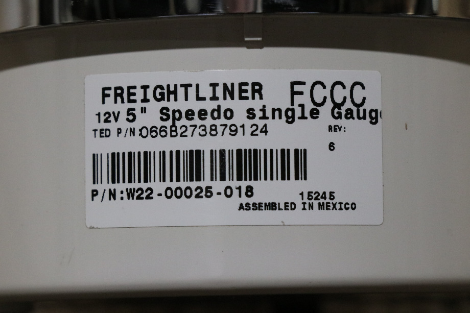 USED FREIGHTLINER SPEEDOMETER DASH GAUGE W22-00025-018 RV/MOTORHOME PARTS FOR SALE RV Components 