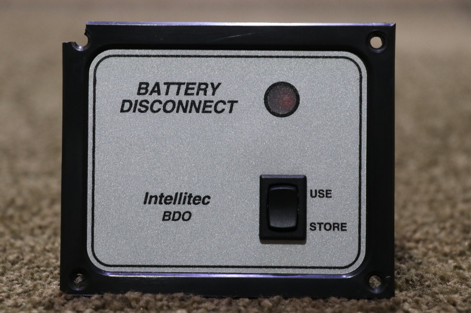 USED INTELLITEC BD0 01-00066-004 BATTERY DISCONNECT SWITCH PANEL MOTORHOME PARTS FOR SALE RV Components 