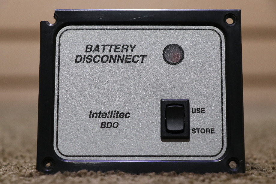 USED INTELLITEC BD0 01-00066-004 BATTERY DISCONNECT SWITCH PANEL MOTORHOME PARTS FOR SALE RV Components 