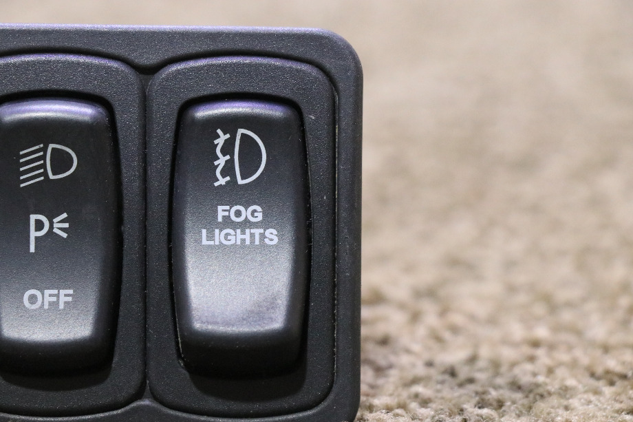 USED RV DIM / PARKING / FOG 3 SWITCH DASH PANEL FOR SALE RV Components 