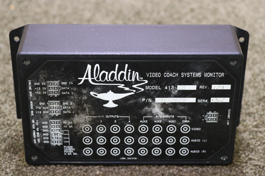 USED RV 38050054 ALADDIN VIDEO COACH SYSTEMS MONITOR MODULE FOR SALE RV Components 