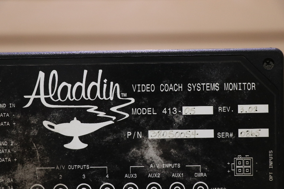 USED RV 38050054 ALADDIN VIDEO COACH SYSTEMS MONITOR MODULE FOR SALE RV Components 
