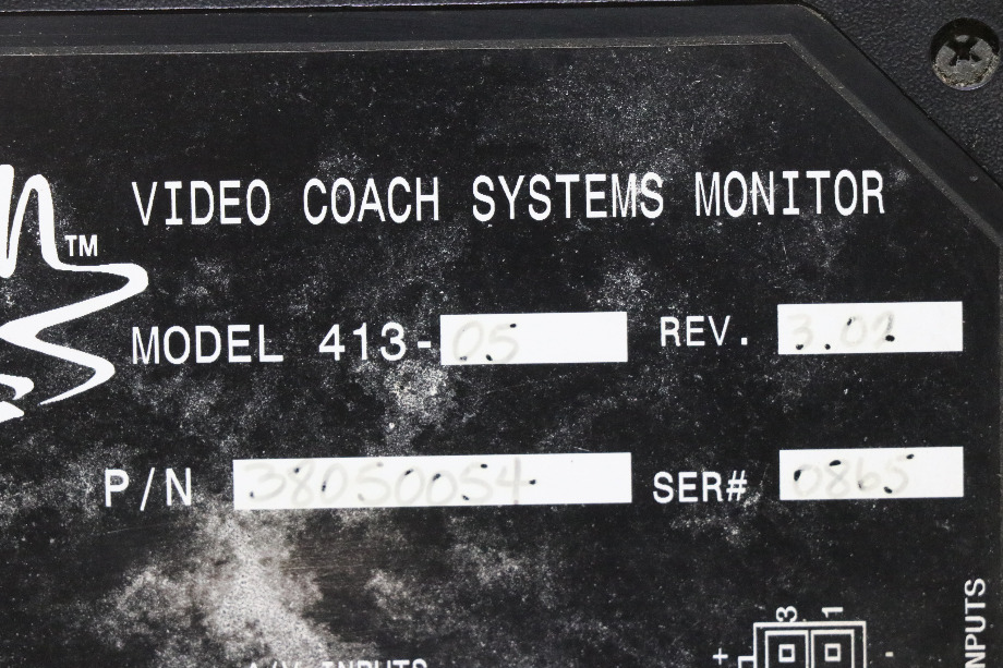 USED RV 38050054 ALADDIN VIDEO COACH SYSTEMS MONITOR MODULE FOR SALE RV Components 