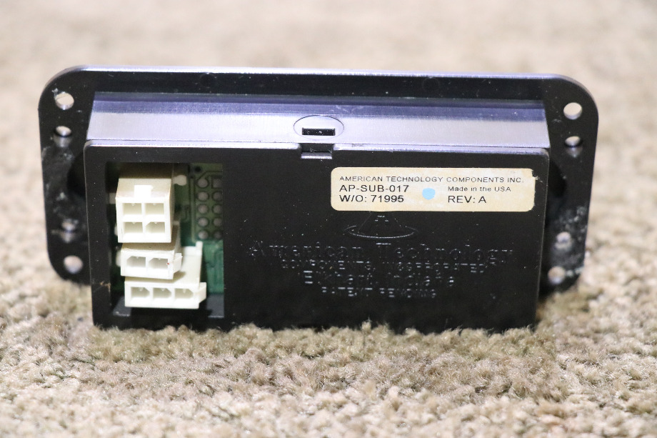 USED AP-SUB-017 AMERICAN TECHNOLOGY TEMPERATURE & COMPASS DISPLAY PANEL RV PARTS FOR SALE RV Components 