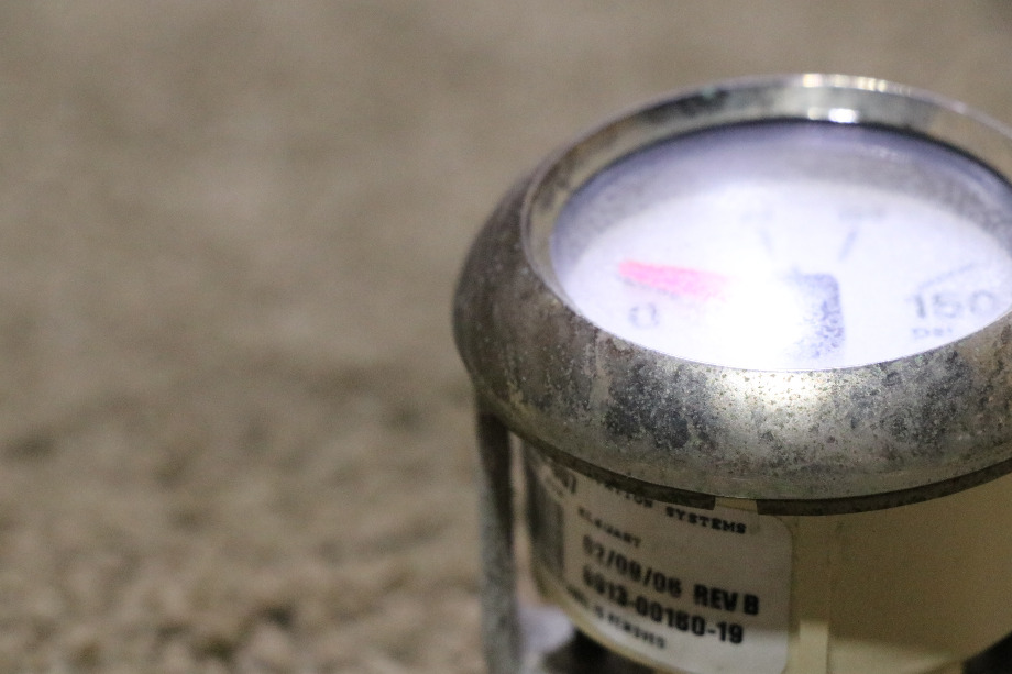 USED RV 6913-00160-19 FRONT AIR DASH GAUGE FOR SALE RV Components 