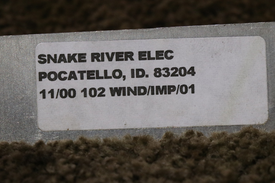 USED MOTORHOME TANK MONITOR & SWITCH PANEL FOR SALE RV Components 