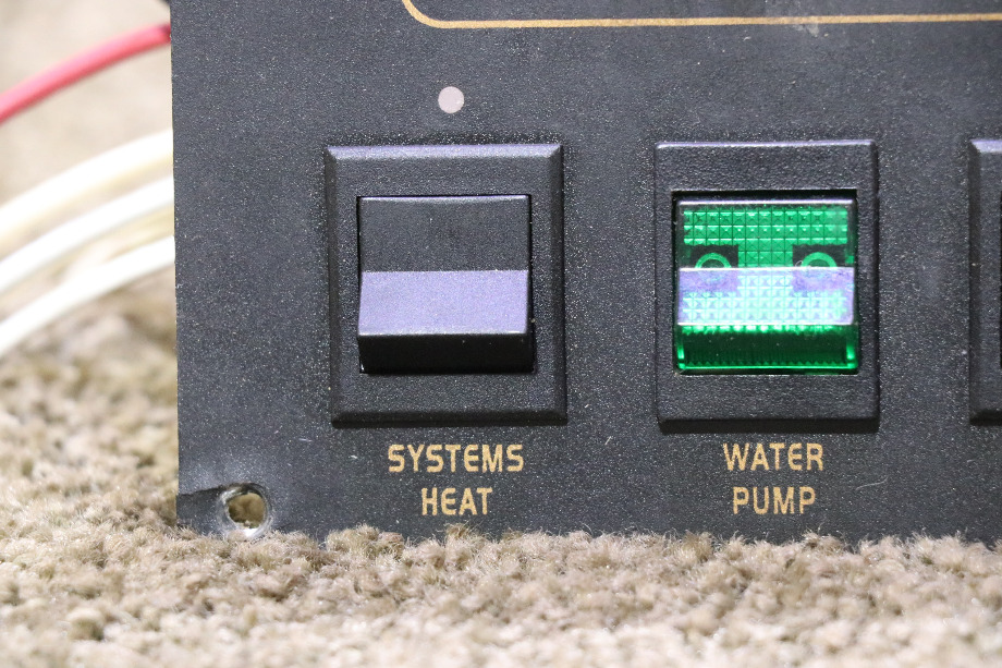 USED MOTORHOME TANK MONITOR & SWITCH PANEL FOR SALE RV Components 