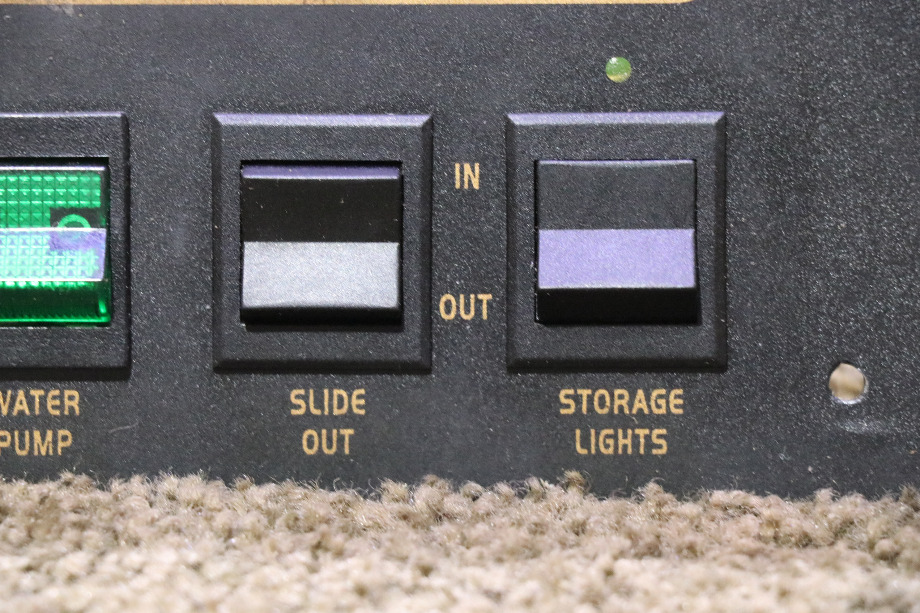 USED MOTORHOME TANK MONITOR & SWITCH PANEL FOR SALE RV Components 