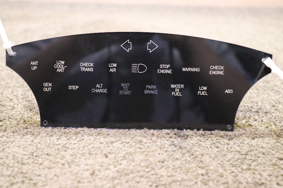 USED MOTORHOME DASH WARNING LIGHT PANEL FOR SALE RV Components 
