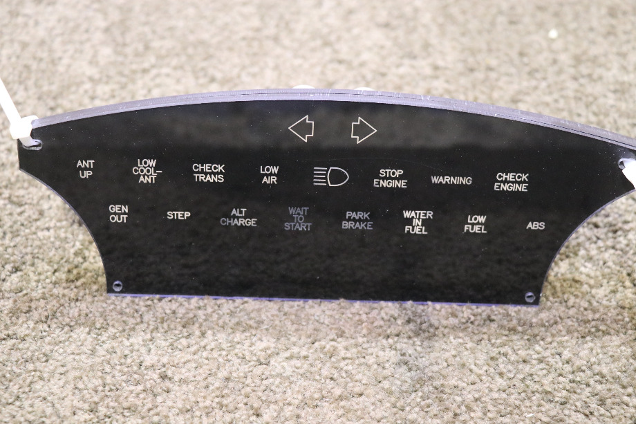 USED MOTORHOME DASH WARNING LIGHT PANEL FOR SALE RV Components 