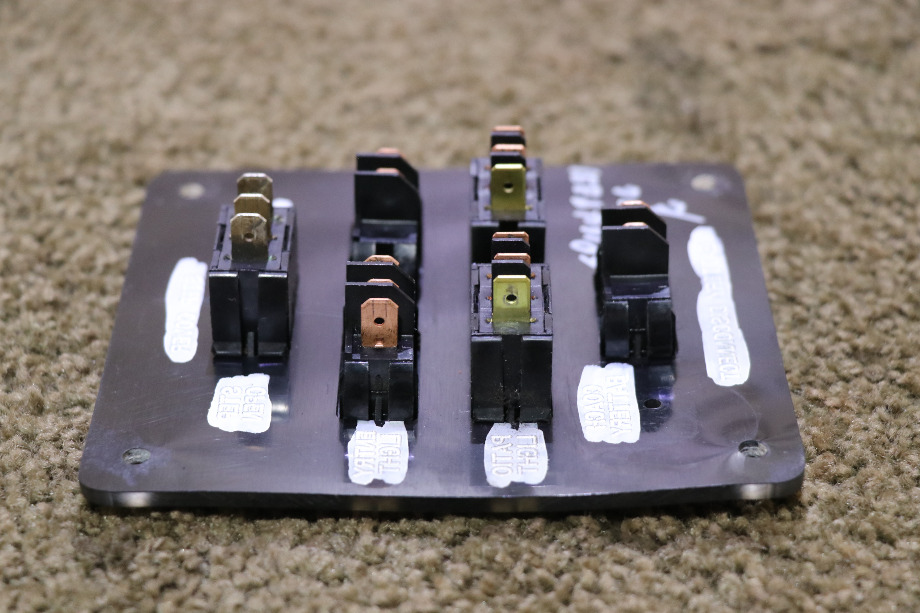 USED 6 SWITCH DASH PANEL MOTORHOME PARTS FOR SALE RV Components 