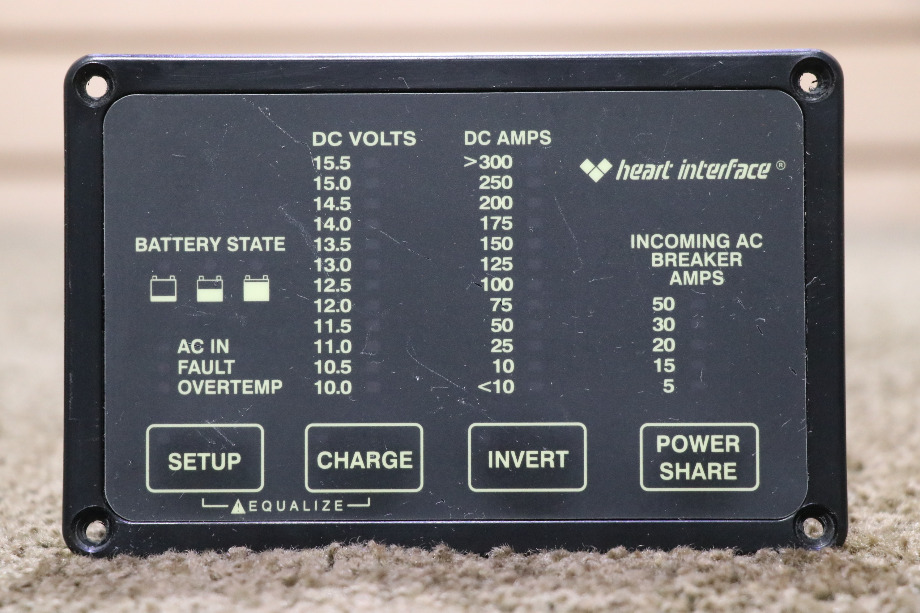 USED RV/MOTORHOME HEART INTERFACE HEART REMOTE 84-2056-03 FOR SALE RV Components 