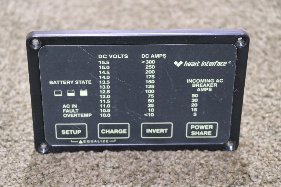 USED RV/MOTORHOME HEART INTERFACE HEART REMOTE 84-2056-03 FOR SALE RV Components 