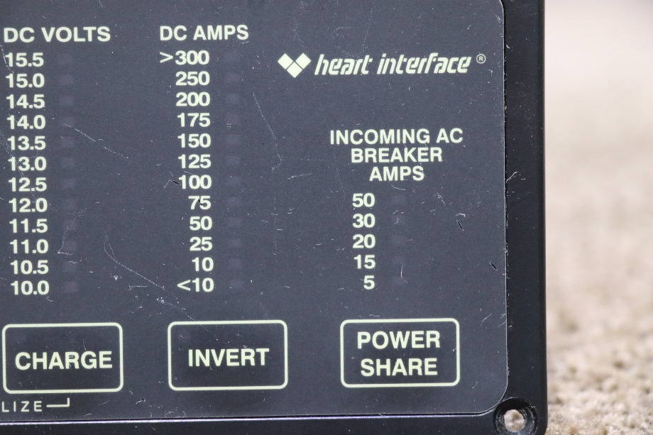 USED RV/MOTORHOME HEART INTERFACE HEART REMOTE 84-2056-03 FOR SALE RV Components 