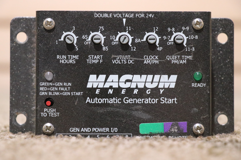 USED MAGNUM ENERGY AUTOMATIC GENERATOR START RV PARTS FOR SALE RV Components 