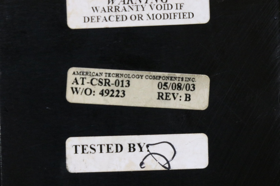 USED MOTORHOME DUAL CURRENT SENSING SLIDE OUT CONTROL AT-CSR-013 MODULE FOR SALE RV Components 