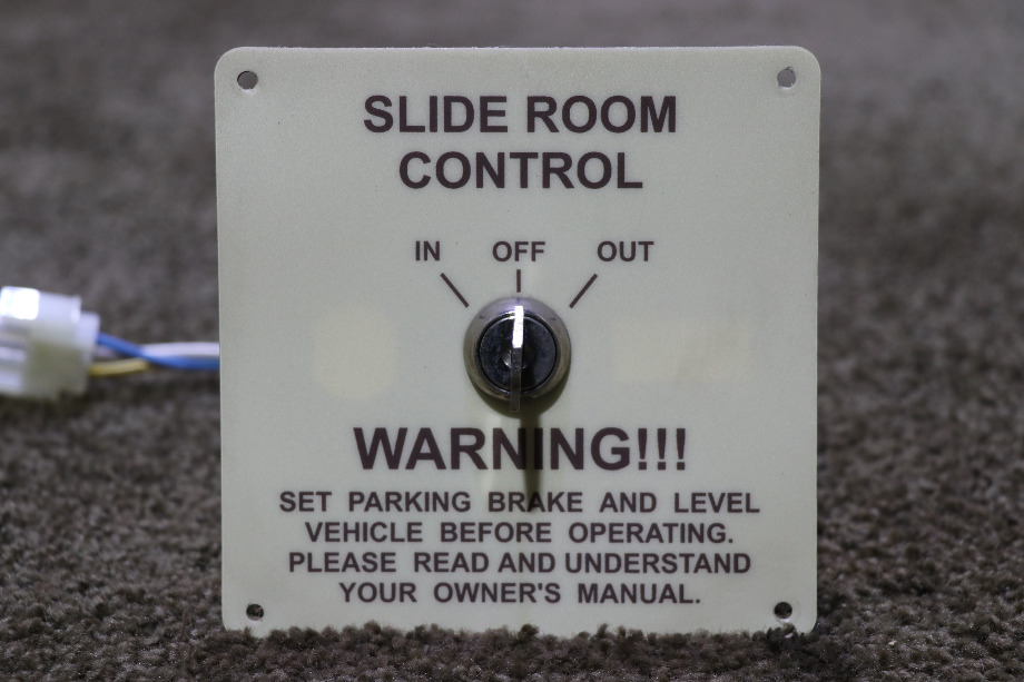 USED RV/MOTORHOME SLIDE ROOM CONTROL KEY SWITCH PANEL A3231 FOR SALE RV Components 