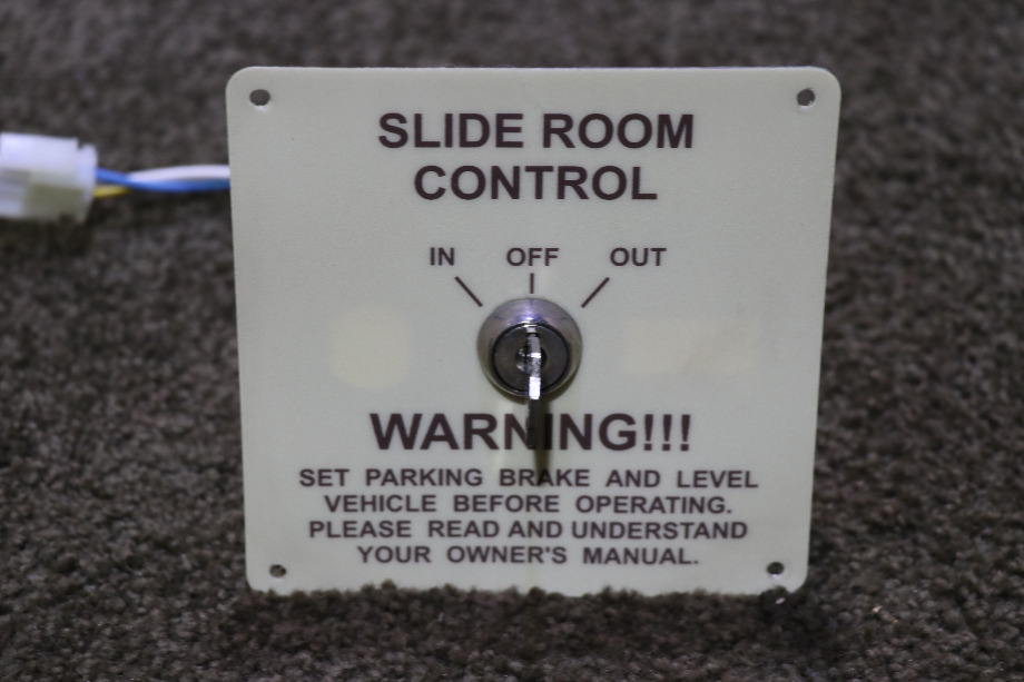 USED RV/MOTORHOME SLIDE ROOM CONTROL KEY SWITCH PANEL A3231 FOR SALE RV Components 