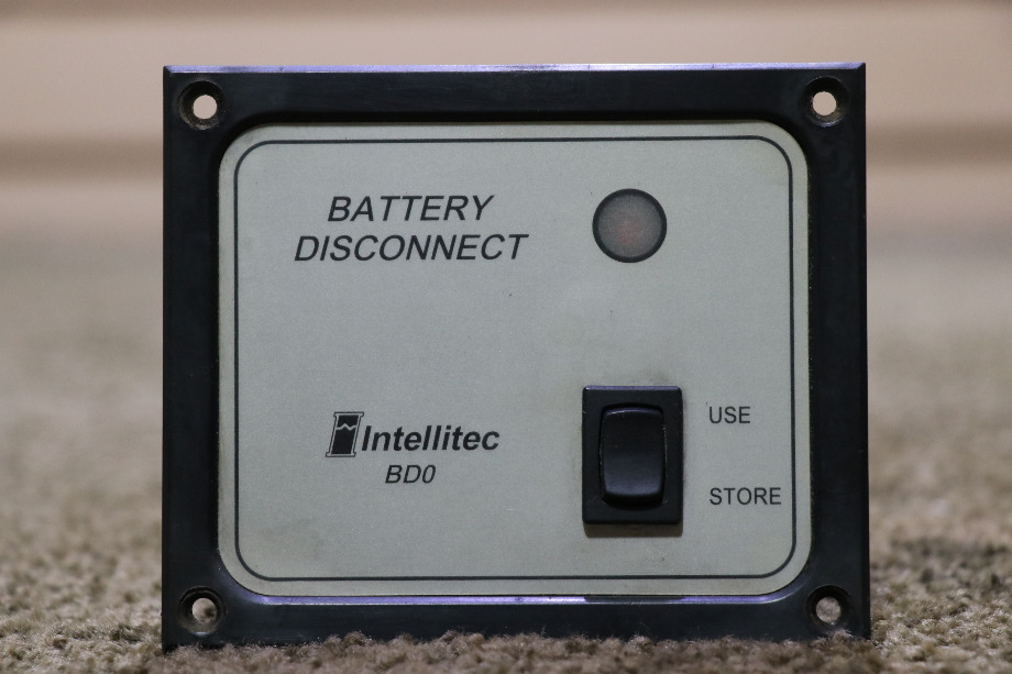 USED RV 01-00066-004 INTELLITEC BATTERY DISCONNECT BD0 SWITCH PANEL FOR SALE RV Components 