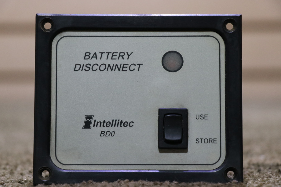 USED RV 01-00066-004 INTELLITEC BATTERY DISCONNECT BD0 SWITCH PANEL FOR SALE RV Components 
