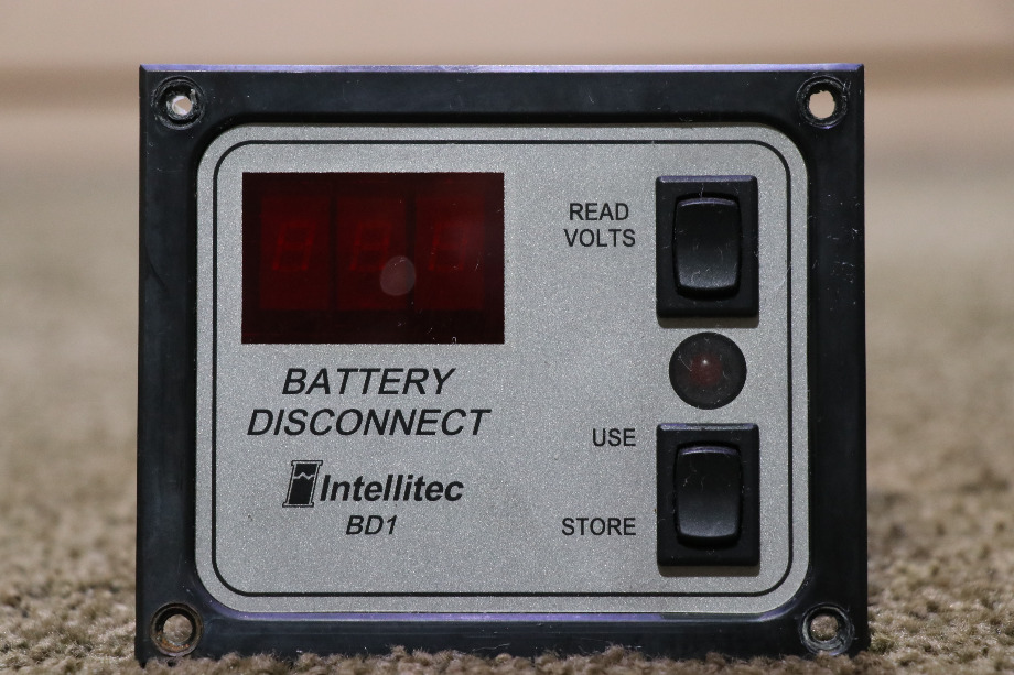 USED MOTORHOME INTELLITEC 01-00066-005 BATTERY DISCONNECT BD1 PANEL FOR SALE RV Components 
