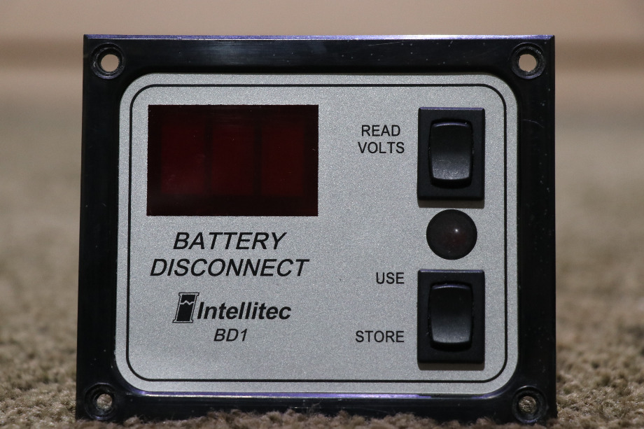 USED RV/MOTORHOME INTELLITEC BATTERY DISCONNECT BD1 PANEL 01-00066-005 FOR SALE RV Components 