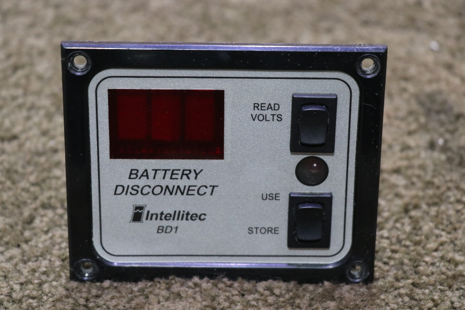 USED RV/MOTORHOME INTELLITEC BATTERY DISCONNECT BD1 PANEL 01-00066-005 FOR SALE RV Components 