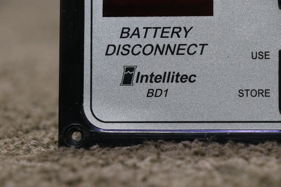 USED RV/MOTORHOME INTELLITEC BATTERY DISCONNECT BD1 PANEL 01-00066-005 FOR SALE RV Components 