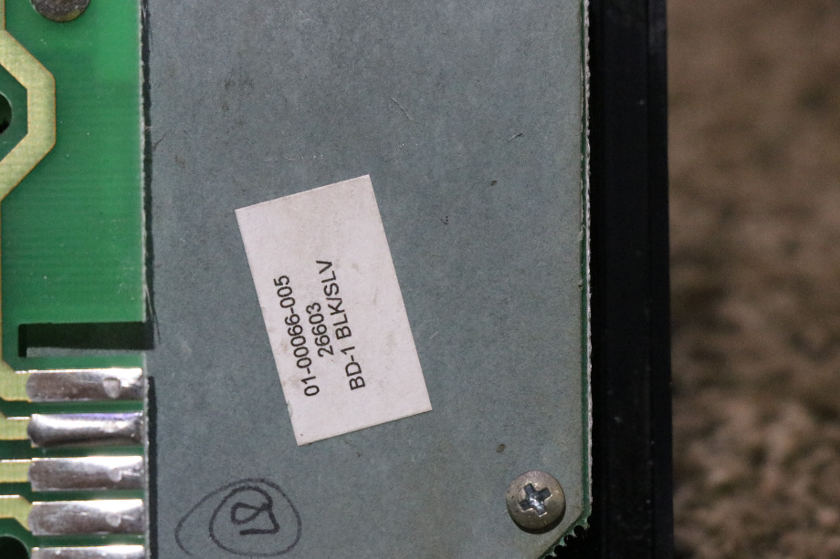 USED INTELLITEC 01-00066-005 BATTERY DISCONNECT BD1 SWITCH PANEL MOTORHOME PARTS FOR SALE RV Components 