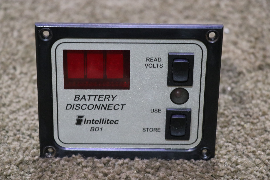 USED INTELLITEC 01-00066-005 BATTERY DISCONNECT BD1 SWITCH PANEL MOTORHOME PARTS FOR SALE RV Components 