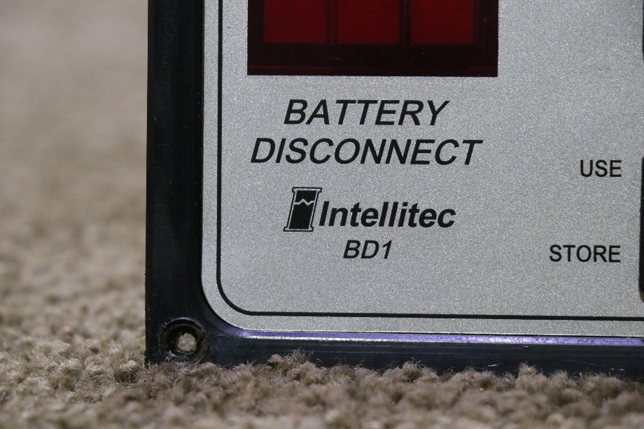 USED INTELLITEC 01-00066-005 BATTERY DISCONNECT BD1 SWITCH PANEL MOTORHOME PARTS FOR SALE RV Components 
