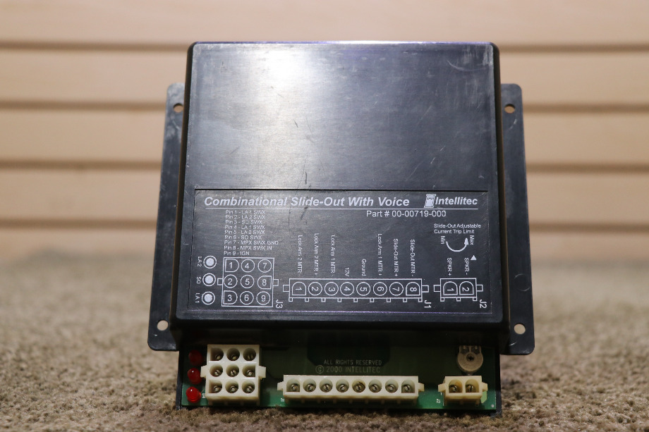 USED INTELLITEC COMBINATIONAL SLIDE OUT WITH VOICE 00-00719-000 RV/MOTORHOME PARTS FOR SALE RV Components 