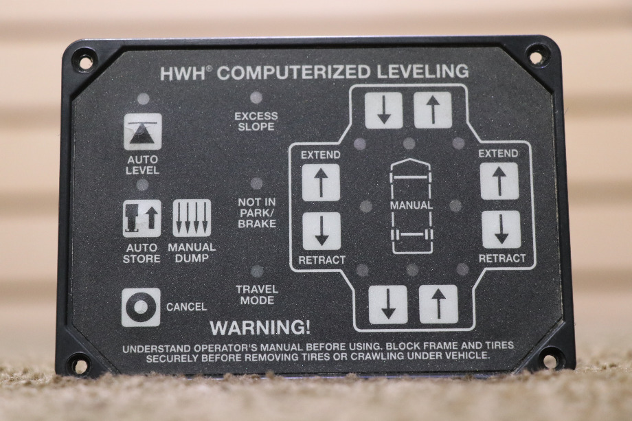 USED MOTORHOME HWH AP46382 COMPUTERIZED LEVELING TOUCH PAD FOR SALE RV Components 