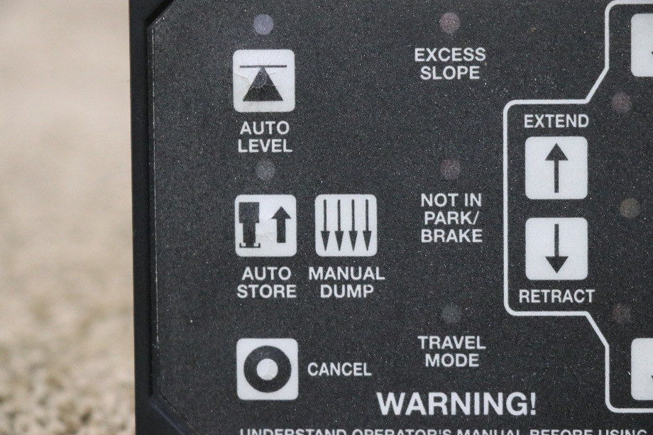 USED MOTORHOME HWH AP46382 COMPUTERIZED LEVELING TOUCH PAD FOR SALE RV Components 